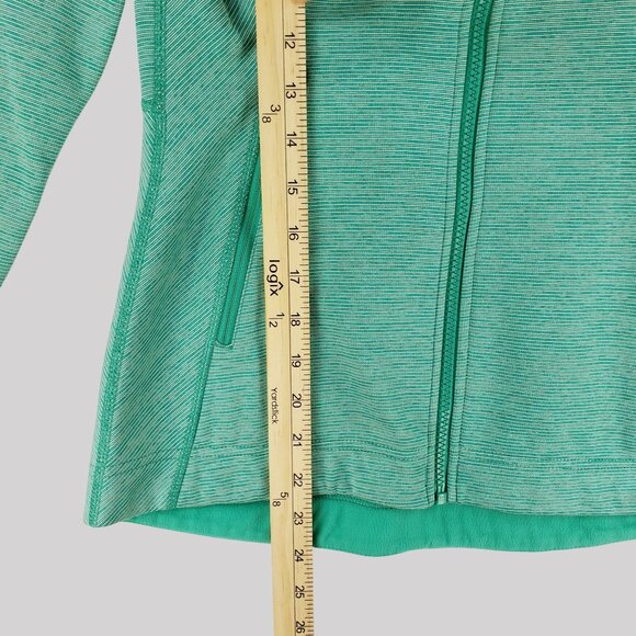 Marmot green zip up cozy fleece lined jacket with pockets Womens XS - Picture 7 of 12